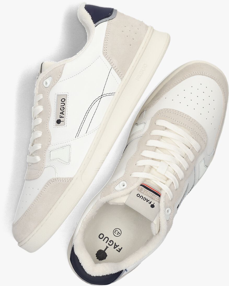 FAGUO witte faguo lage sneakers commute 1 baskets