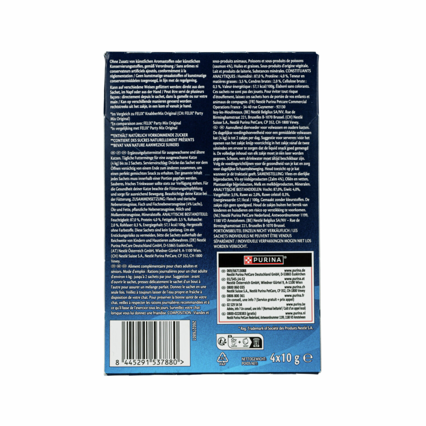 Felix Deli Moments Katensnack Lachs 4x10g