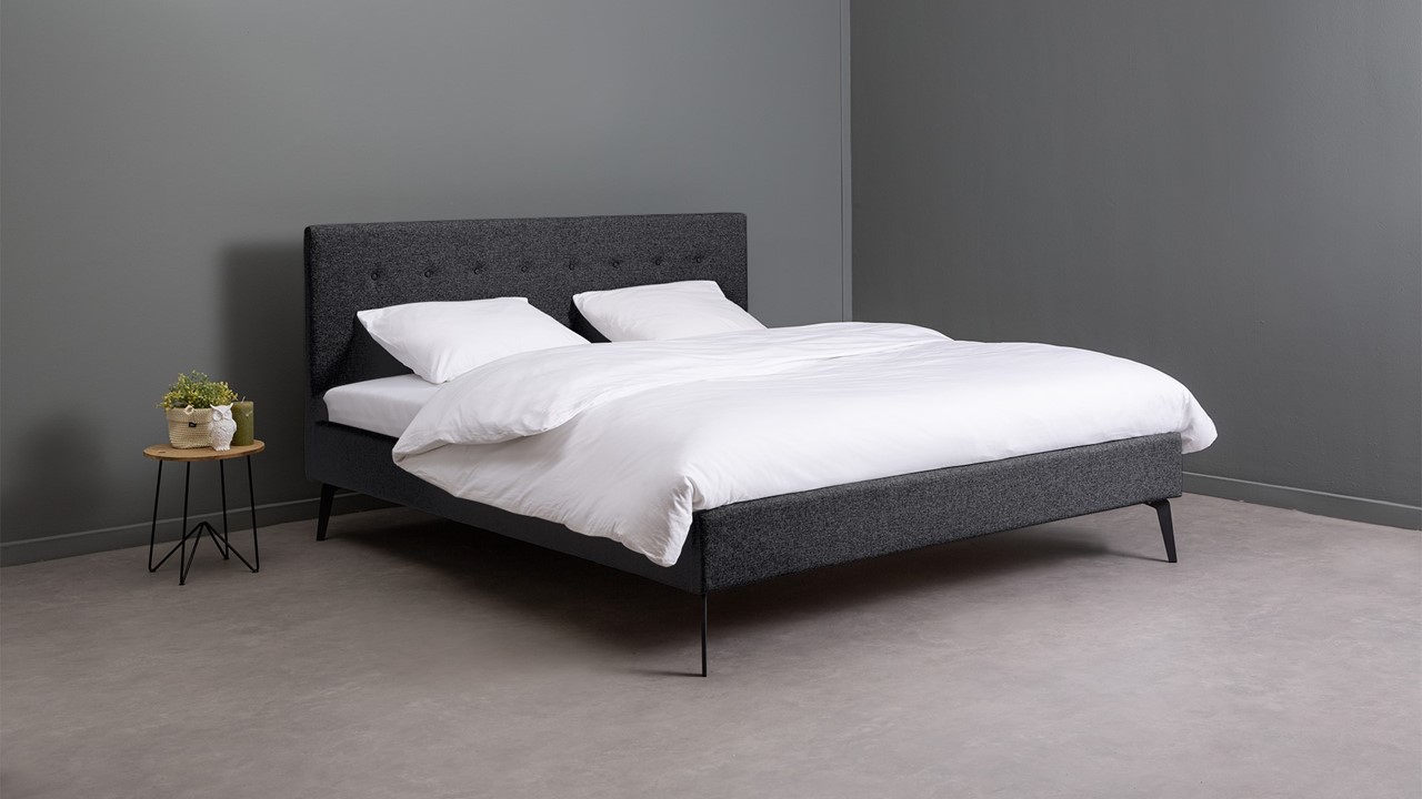Bed Noëlle oakland antraciet