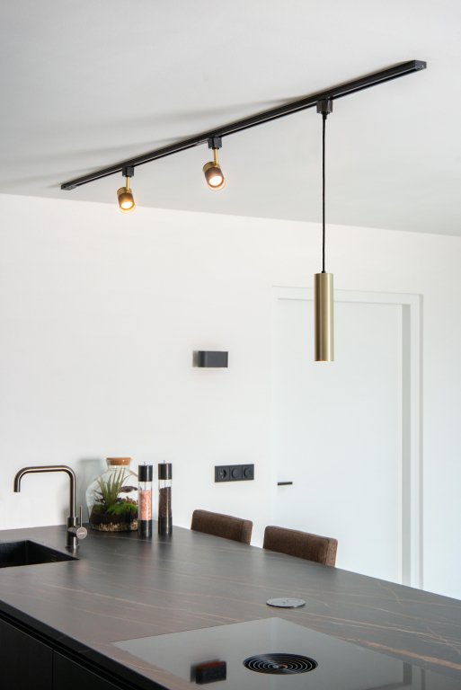 Lucide Track Floris 1-fase hanglamp goud/messing