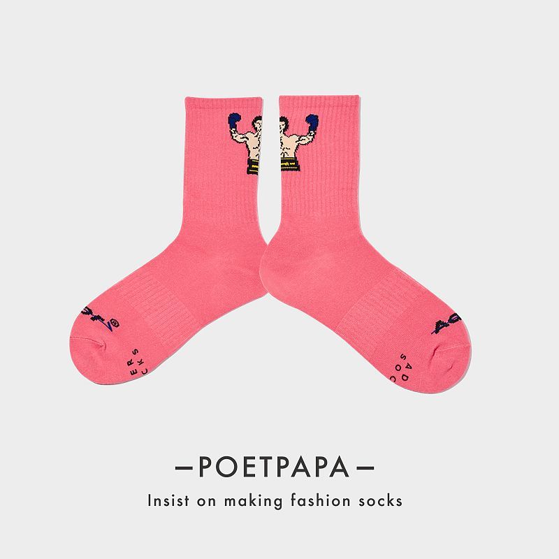 Loverly - Cartoon Print Sokken