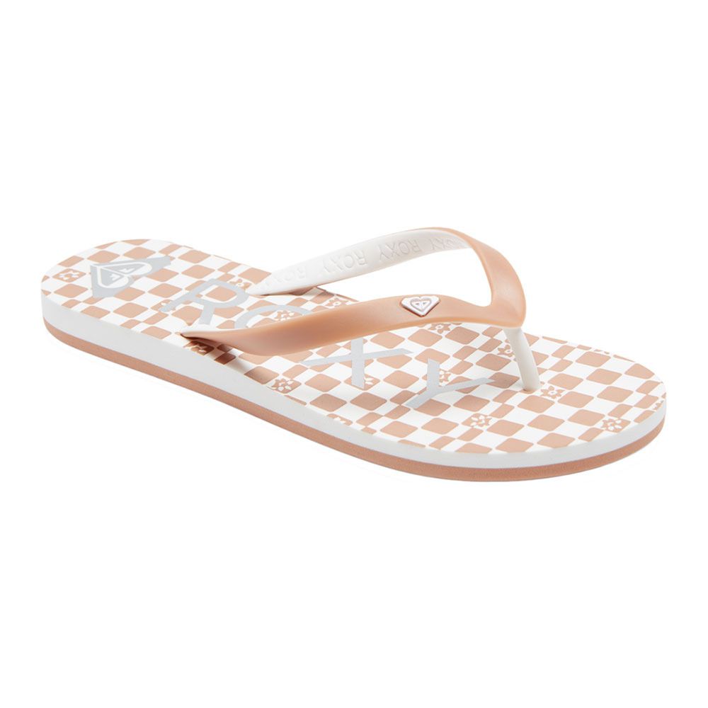 Roxy TAHITI VII - Tongs Femme white/brown