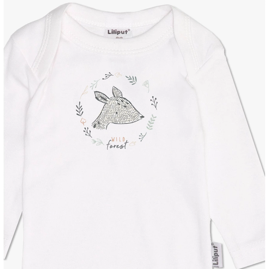 Liliput Langarmbody 2er-Pack Wild Forest  better together weiß