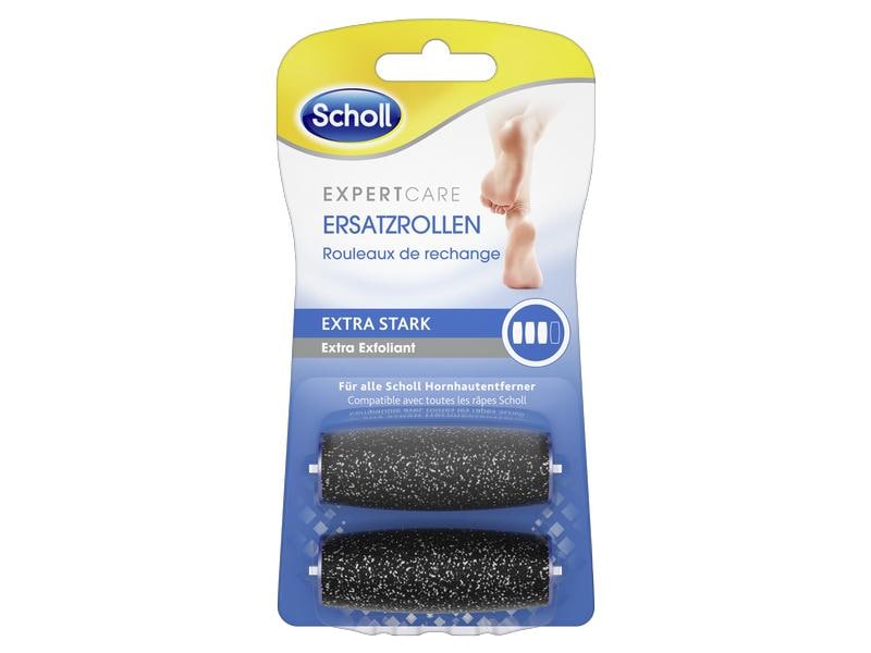 Scholl Hornhautentferner-Aufsatz Velvet Smooth Wet&Dry extr Ersatzrollen mit fein zermahlenen Diamantpartikeln