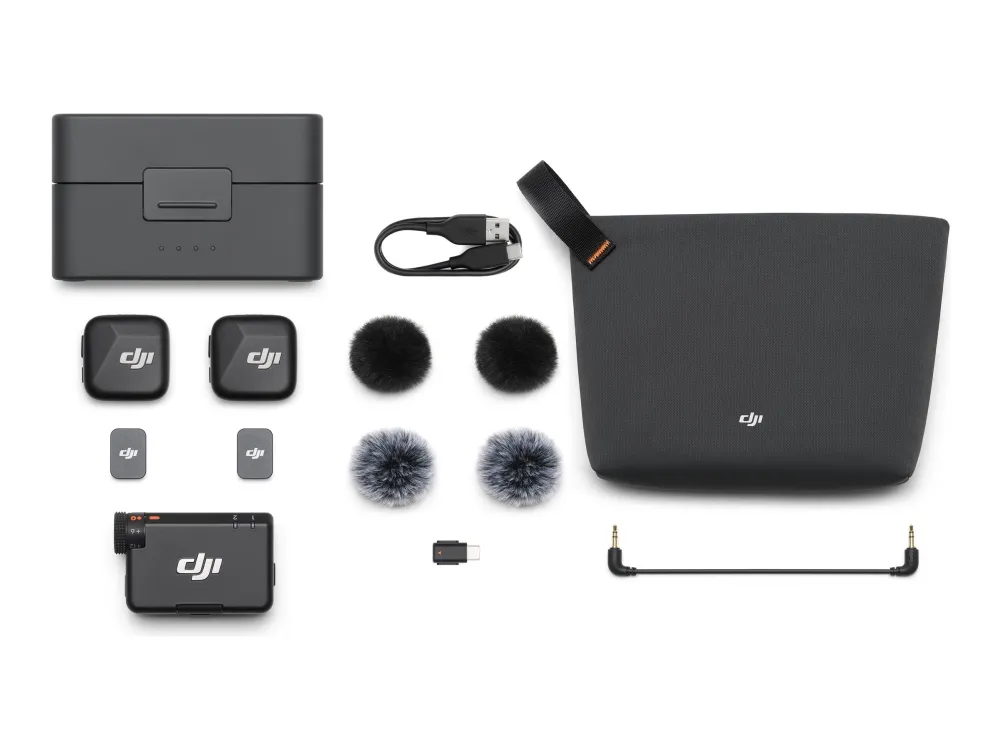 DJI Mic Mini - Mikrofonsystem - USB - sort
