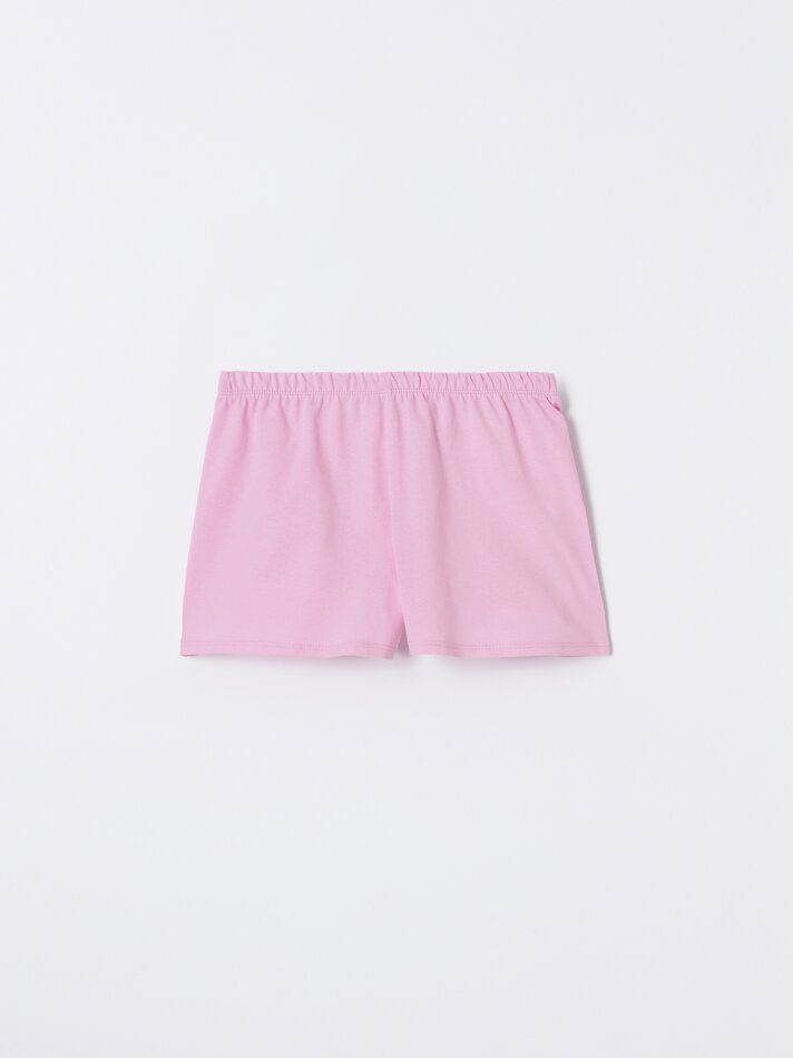 Conjunto com 2 pijamas de alcinha estampados - Amarelo Claro