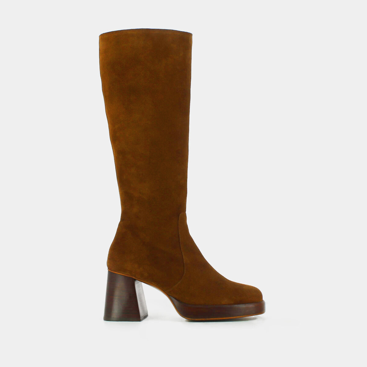 JONAK<br>Botas de couro cru Betina, saltos