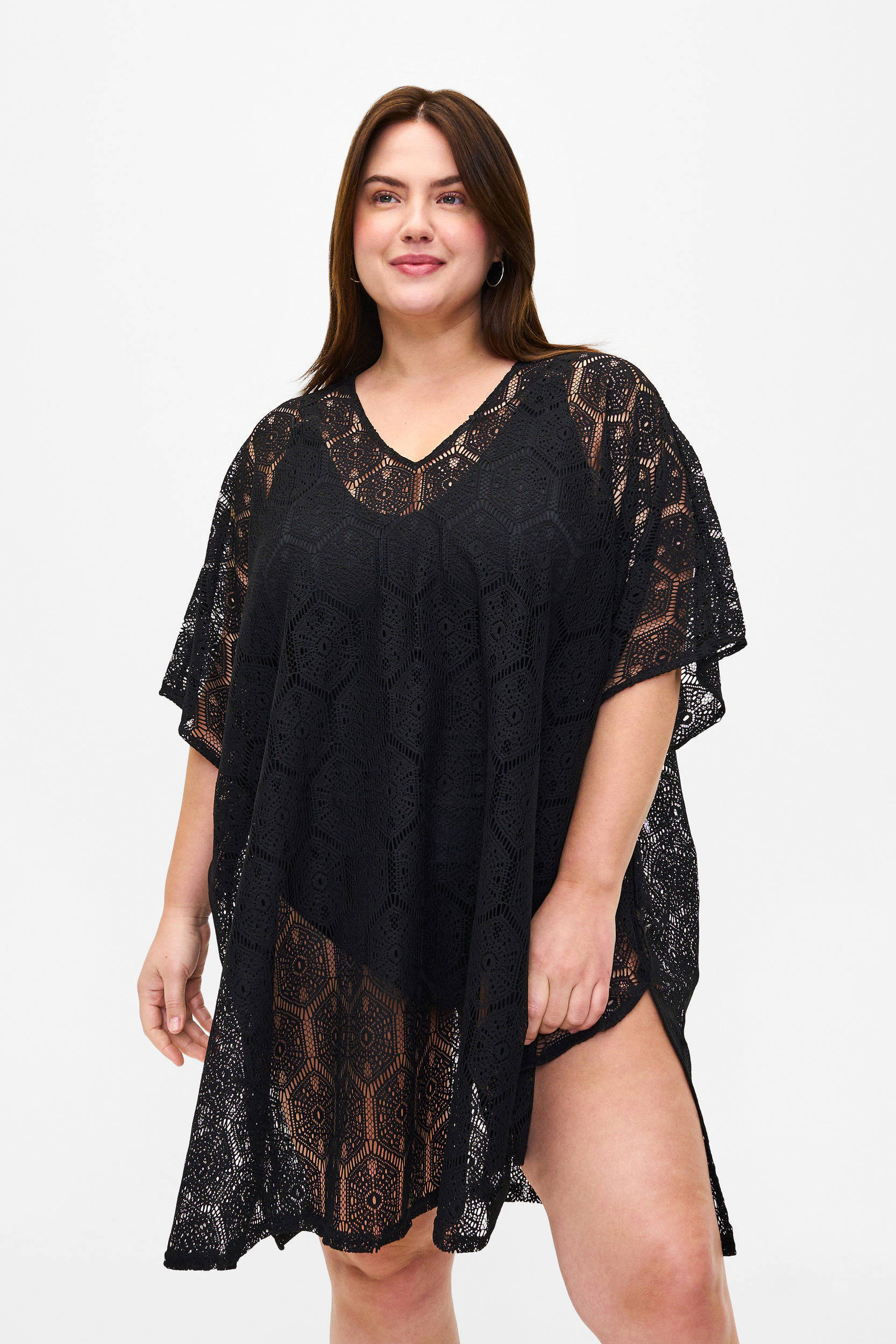 Zizzi strandtuniek SELSA zwart