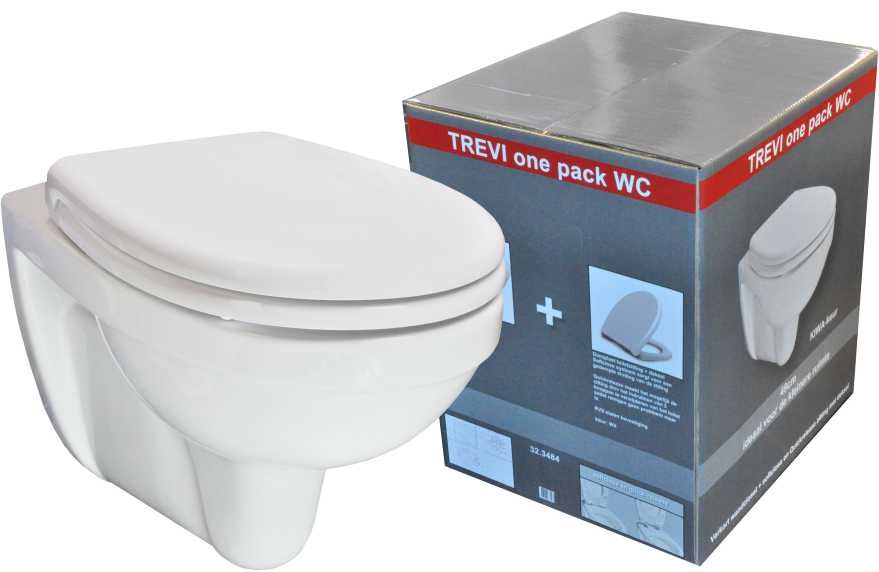 Mueller Trevi ONE PACK wandcloset KIWA   zitting wit