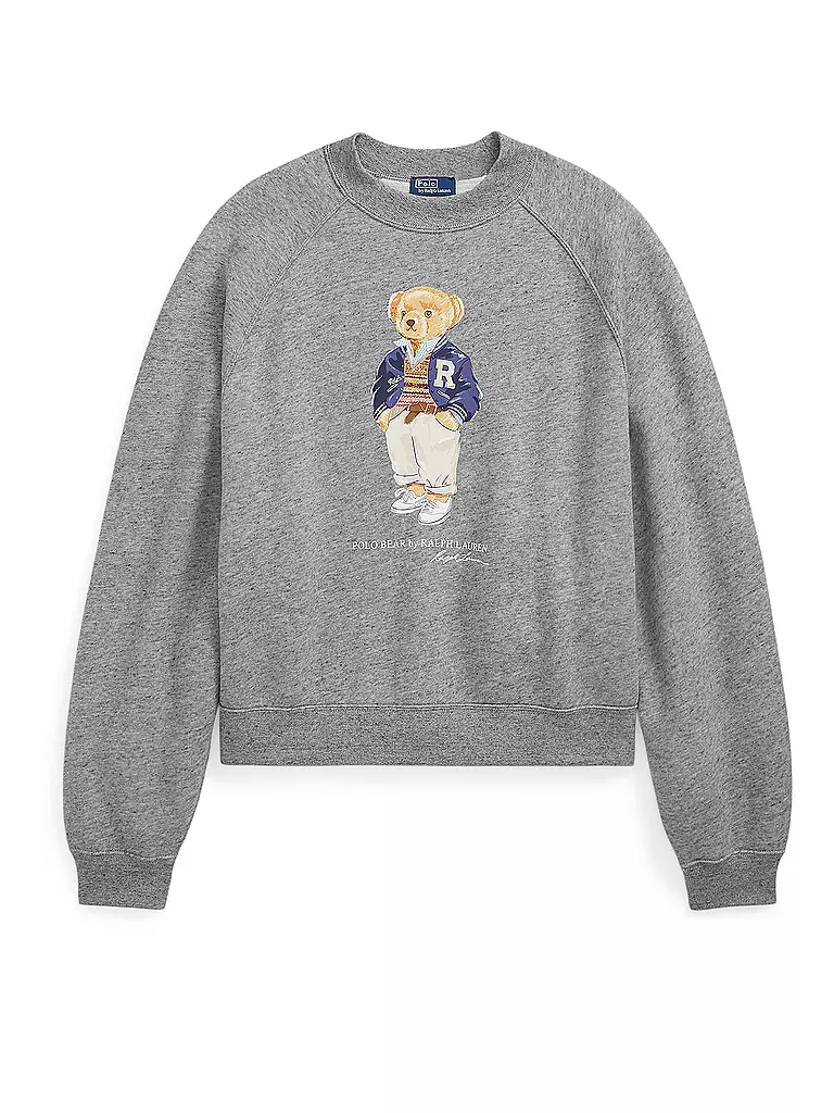 POLO RALPH LAUREN Sweater Oversized Fit grau