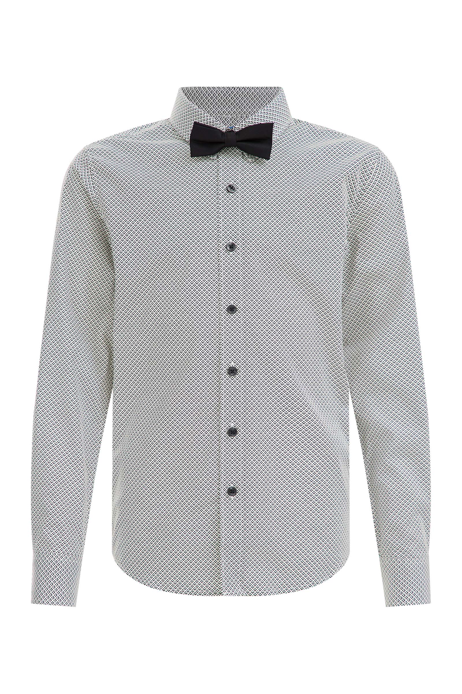 Jongens overhemd met afneembare vlinderdas WE Fashion Wit
