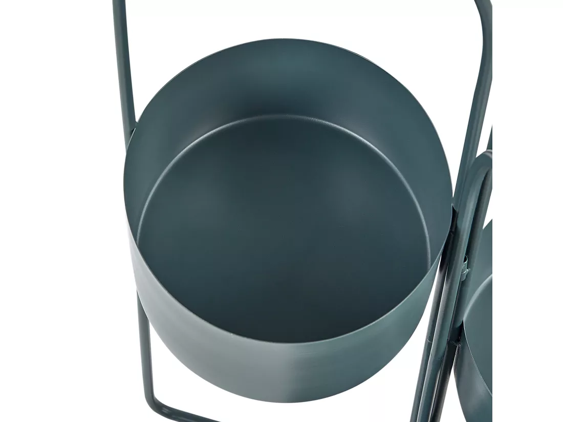 Support de pots COLUTENA Métal 56 cm Bleu foncé