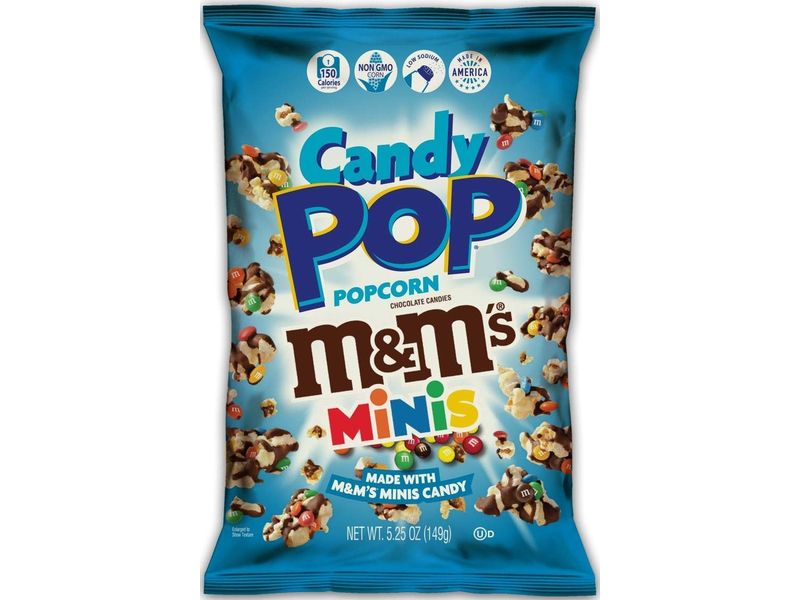 Candy Popcorn Popcorn USA M&M's Candy Pop 149 g Feiner Maissnack mit Schokolade