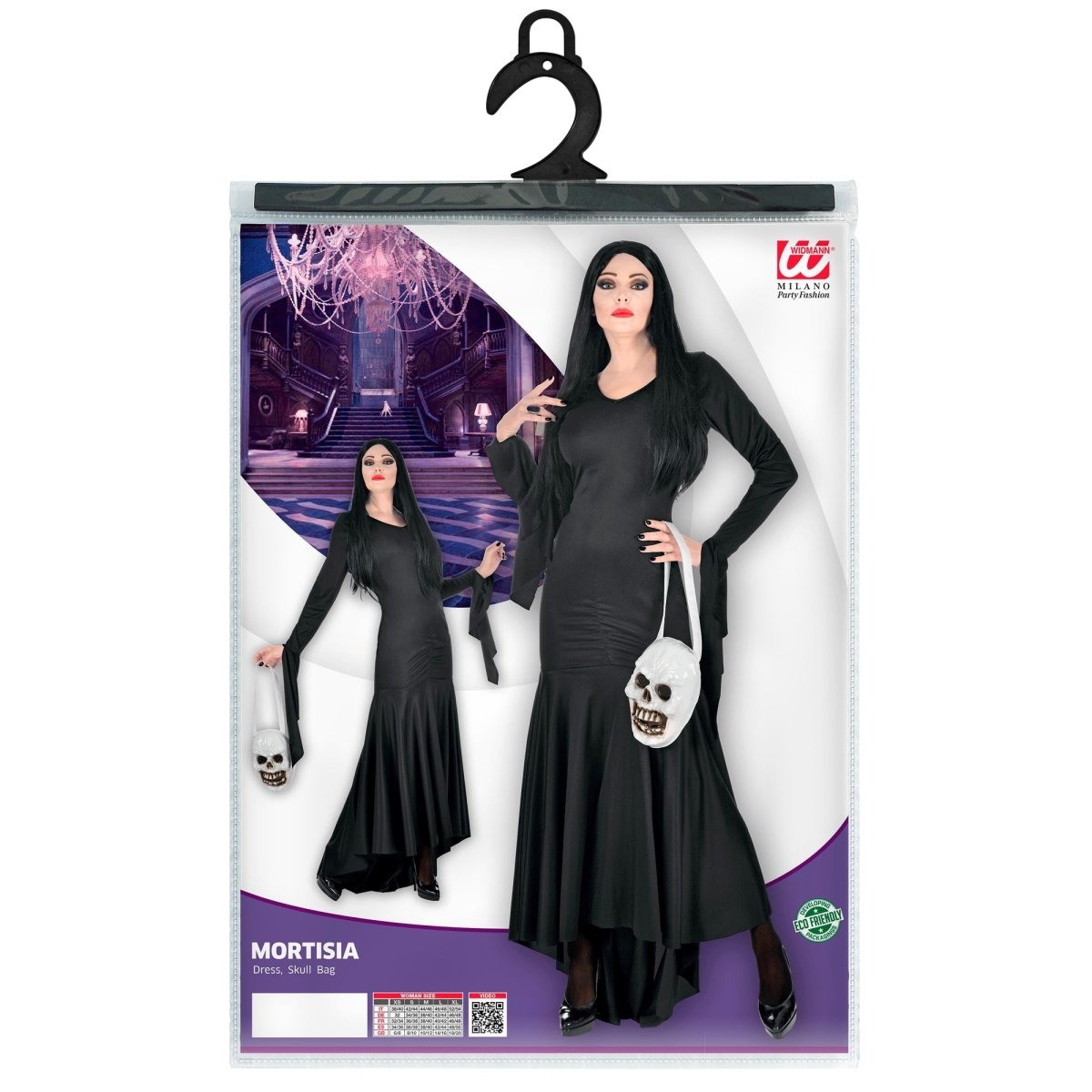 Halloween Jurk Zwart Dames Mortisia