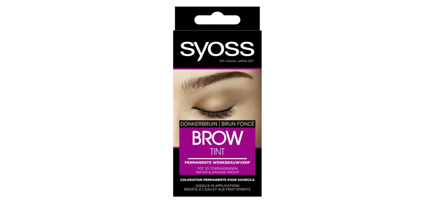 Syoss Browtint Wenkbrauw-wimper verf Donkerbruin