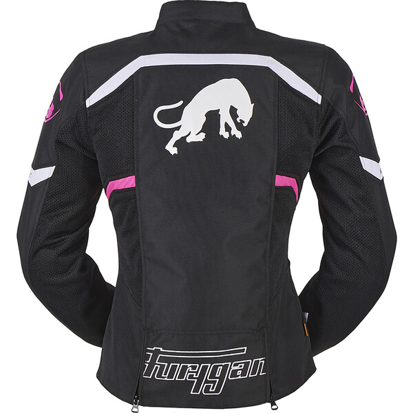 Furygan - Blouson femme Mystic Evo Vented Noir / Blanc / Rose