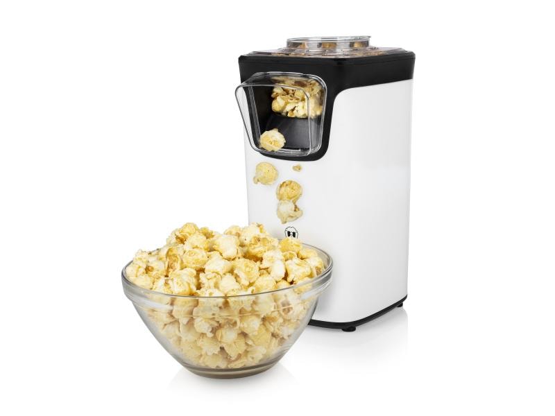 Princess Popcorn Maschine 292986 Weiss Popcorn-Maschine mit Sichtfenster