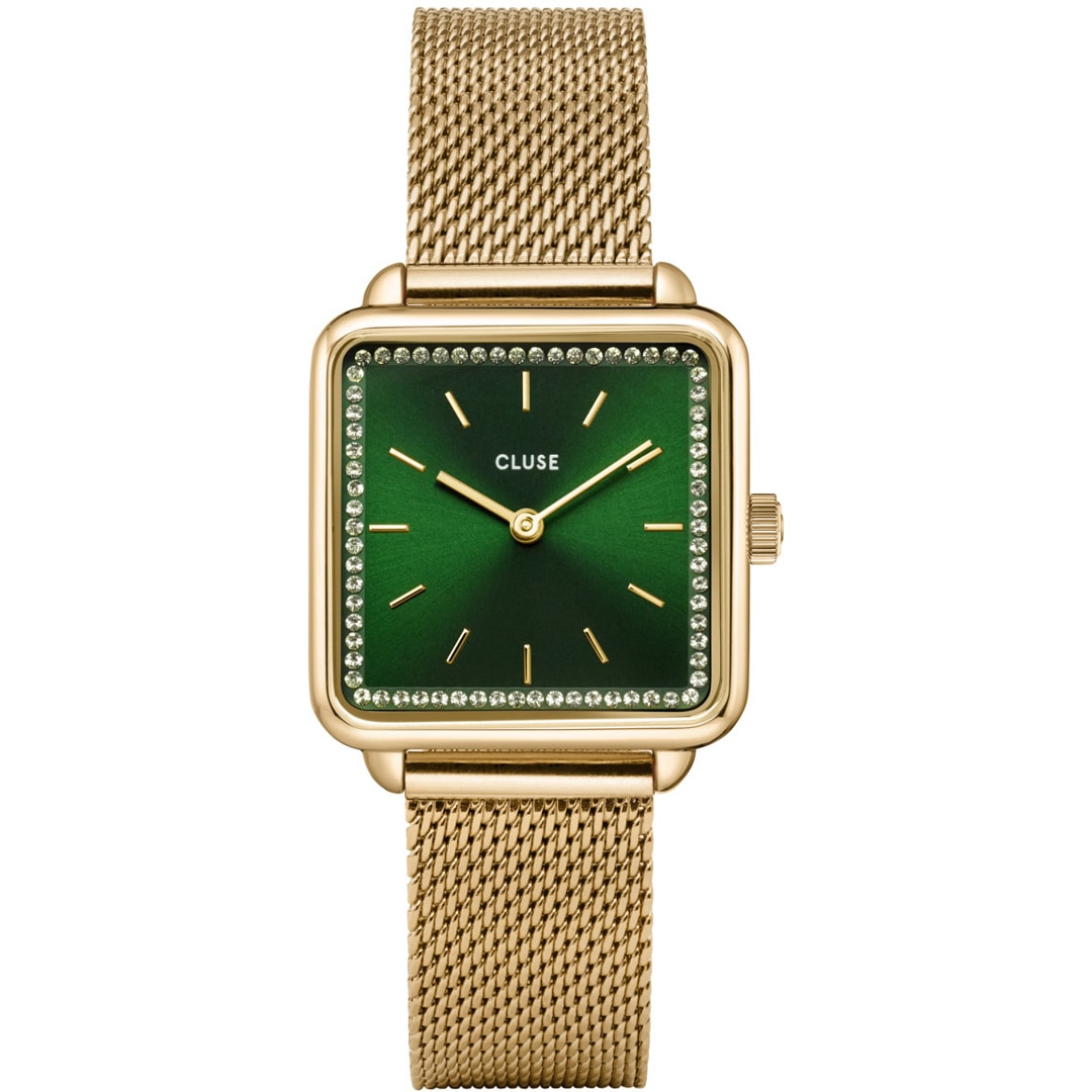 Cluse La Tétragone Mesh Gold / Green