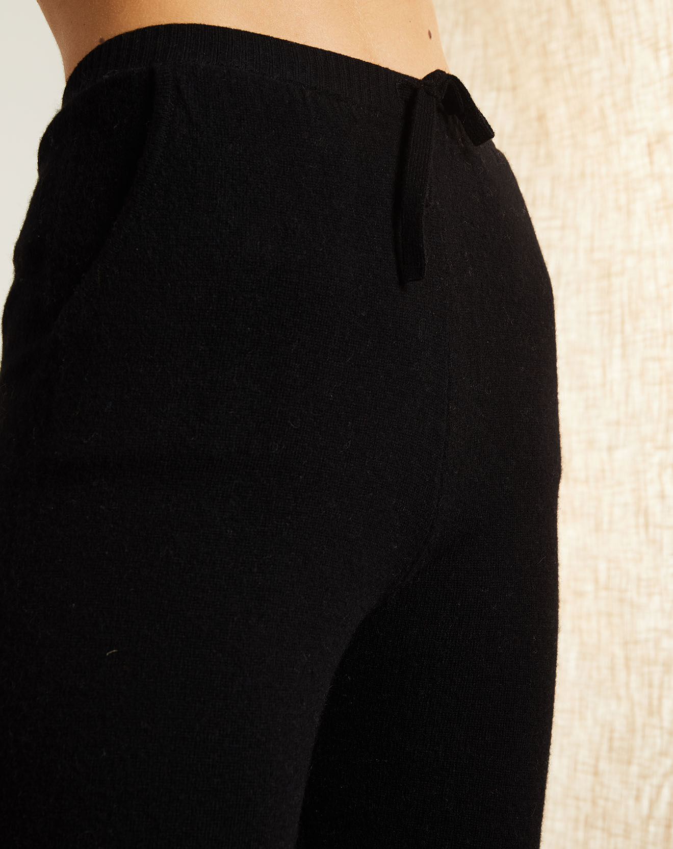 Miss Cashmere Jogging en Laine & Cachemire Salomé noir