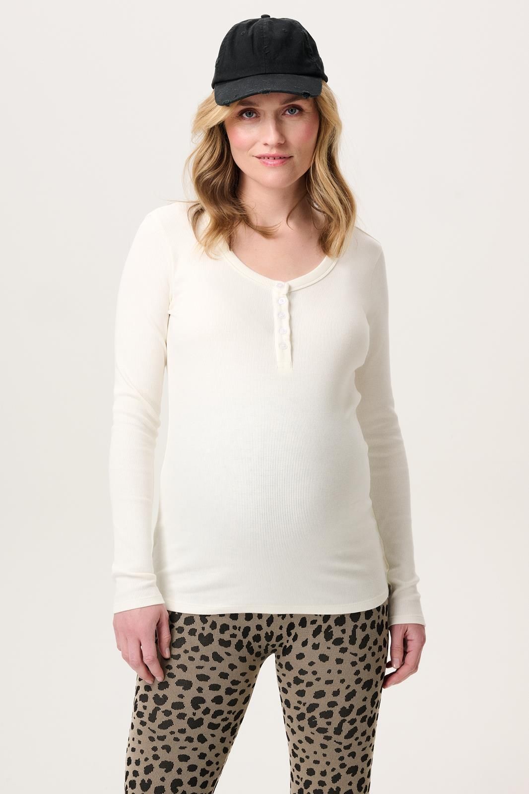 Noppies Maternity Voedingsshirt Odense - Cream