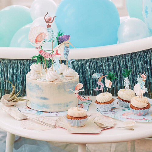 Meri meri cupcake set zeemeerminnen - 24st