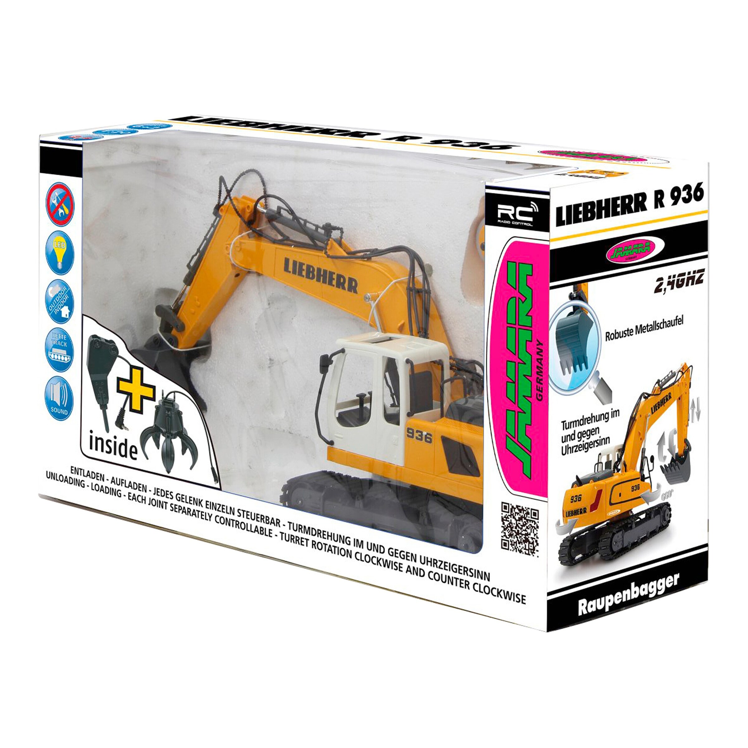 Jamara RC Bagger Liebherr R936 Destruction-Set
