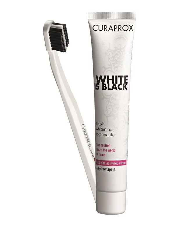 White is Black - dentifrice + brosse à dents