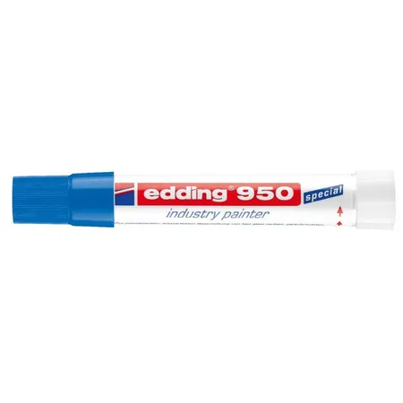 edding 950 Industriemarker, 10mm, blau