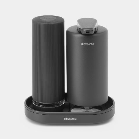 SinkStyle Zeepdispenser Set, 2x 200 ml - Mineral Infinite Grey
