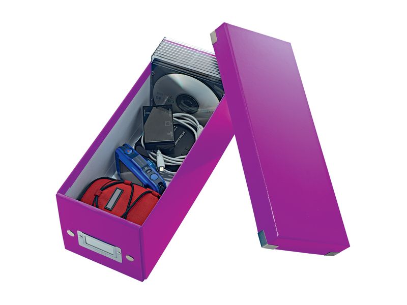Leitz Aufbewahrungsbox Click&Store CD Violett Aufbewahrungsbox