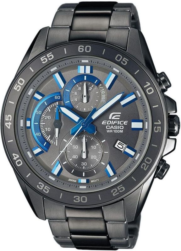 Casio - EDIFICE - Chronograaf Polshorloge - Zwart - Materiaal: Staal