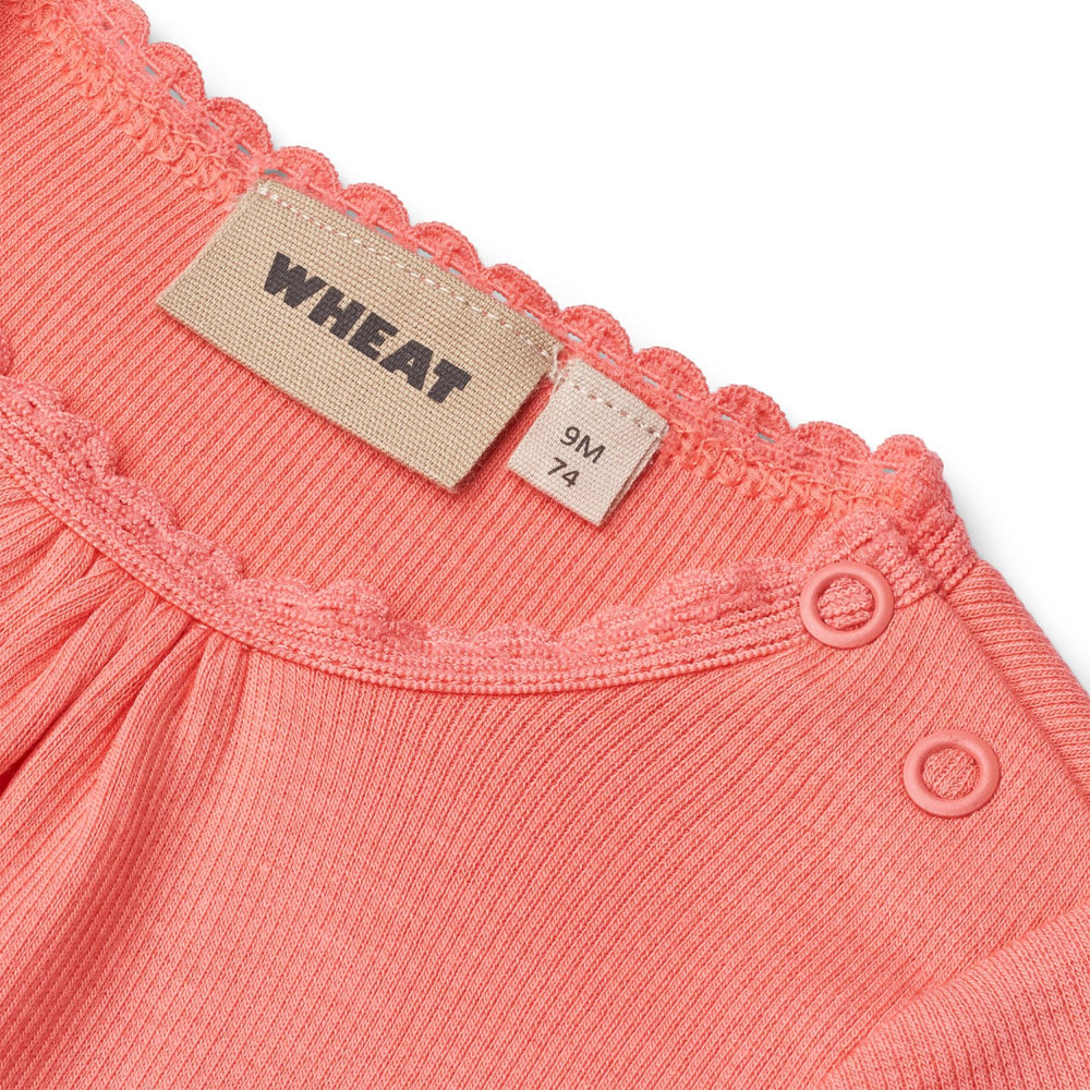 Køb Wheat Lys Coral Rib Body L/S Lotta