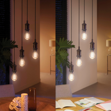 Philips Hue filament globelamp G93 - warm tot koelwit licht 7W - E27