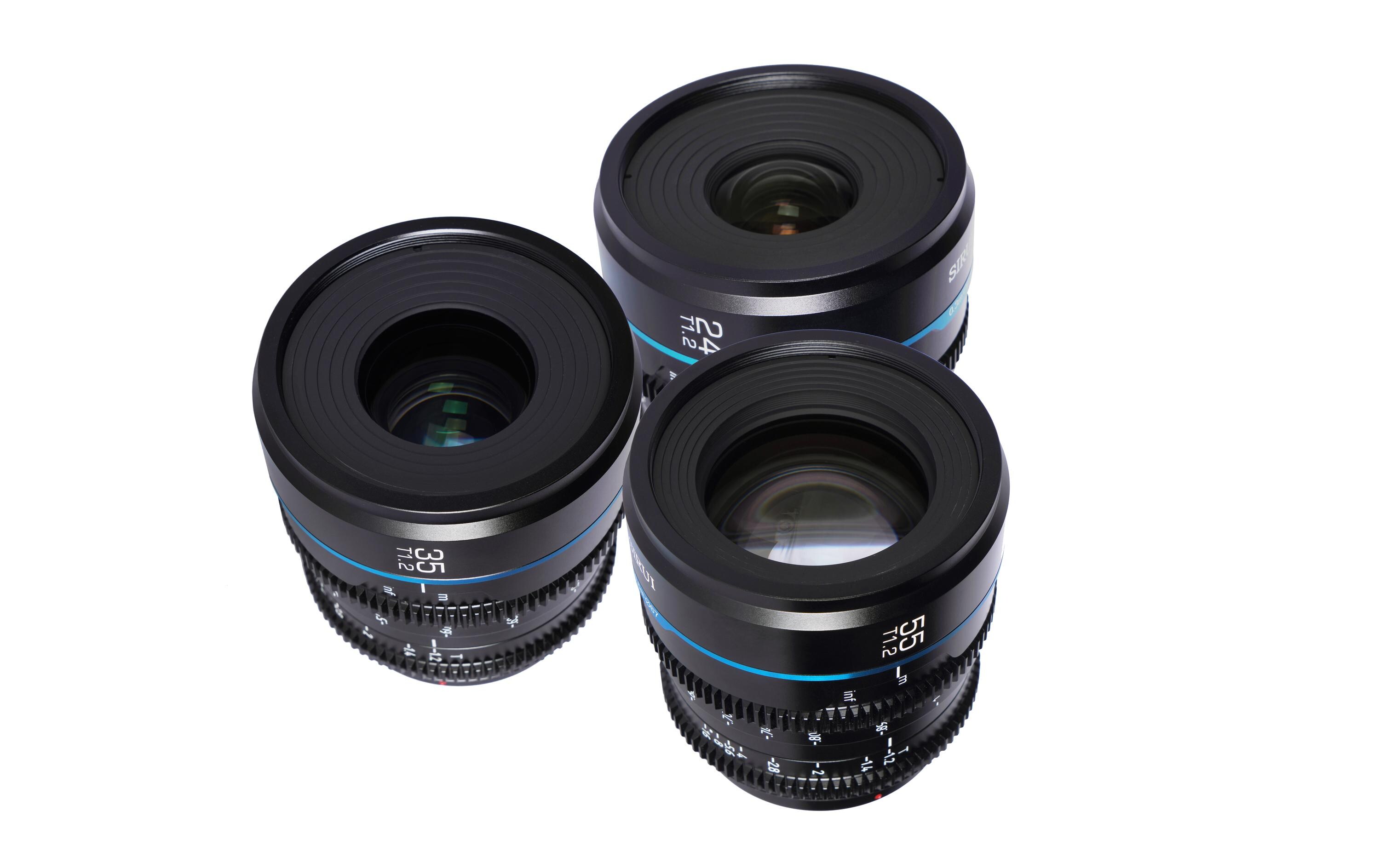 Festbrennweite 24, 35&55mm T1.2 – Fujifilm X-Mount<br>Cine-Objektiv für X Mount-Kameras