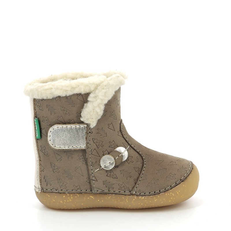 Kickers Kickers So Windy Fourrées Taupe