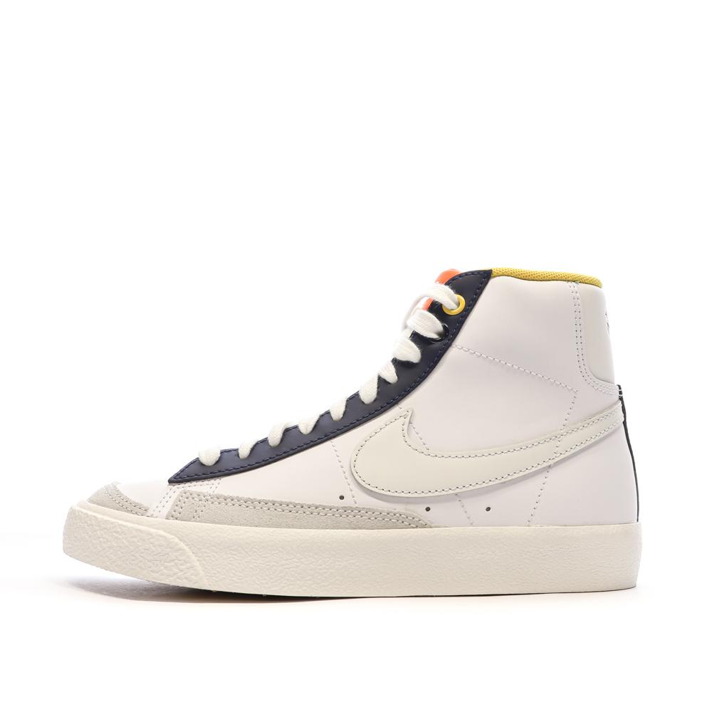 Nike Baskets Blanche/Marine Garçon Nike Blazer Mid '77