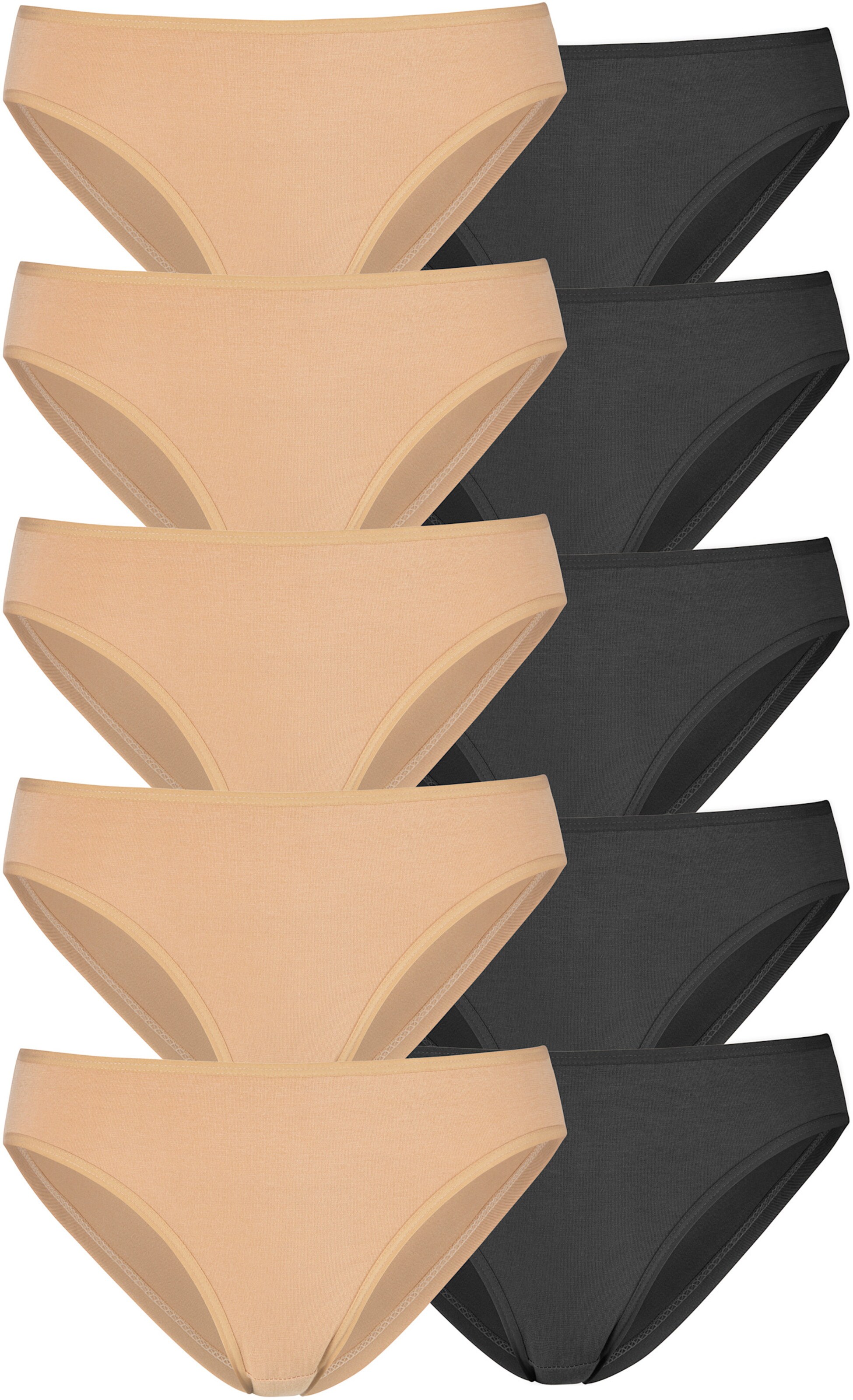 petite fleur Bikinislip in beige, schwarz