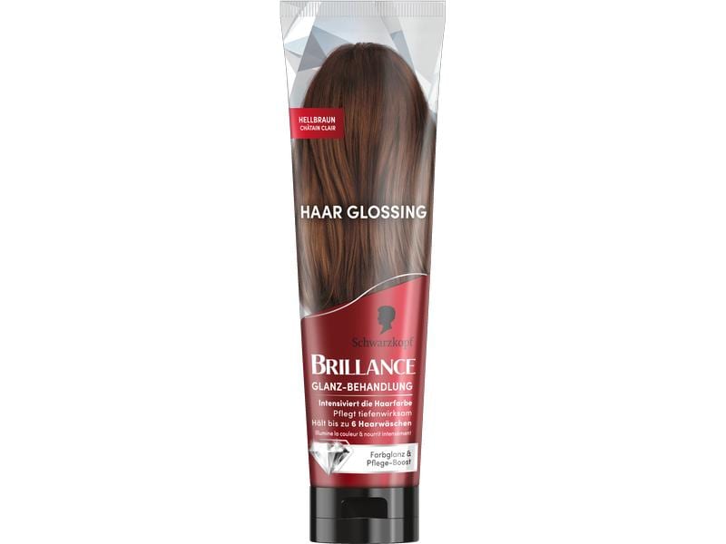 Schwarzkopf BRILLANCE Haarcoloration Brillance Glossing Hel Coloration intensiviert die Haarfarbe und pflegt tiefenwirksam