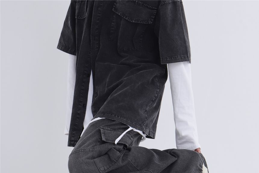 INStudio - Loose fit jeans met bandtaille