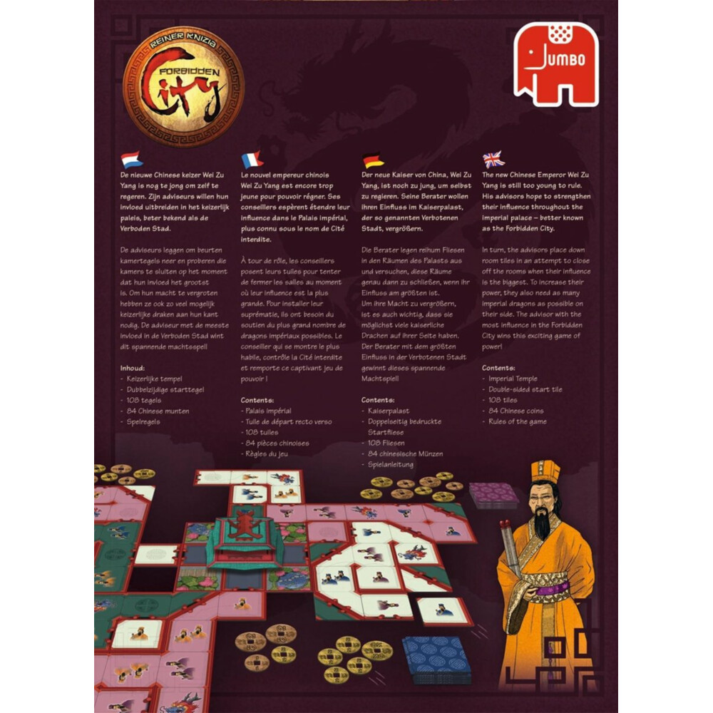 Jumbo Bordspel Dr. Reiner Knizia Forbidden City