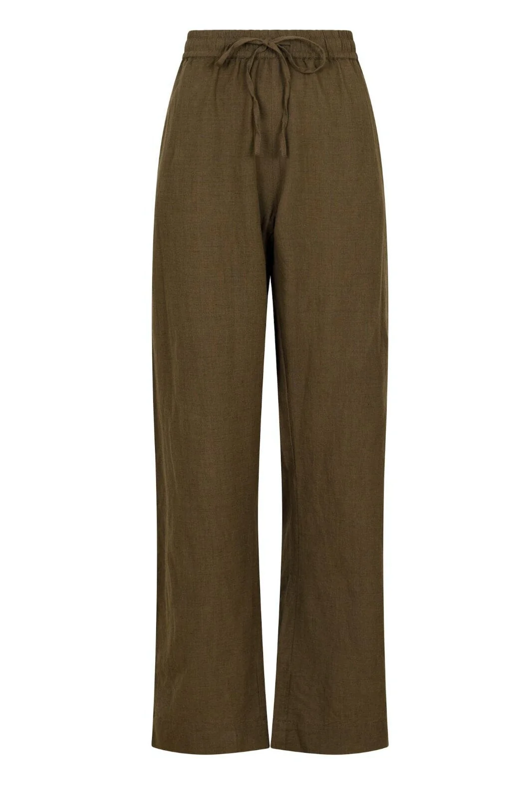 Neo Noir Sonar Linen Pants army