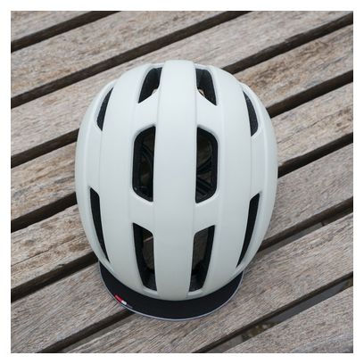 Casque Vélo Ville Eltin Bliss Blanc Cassé Mat