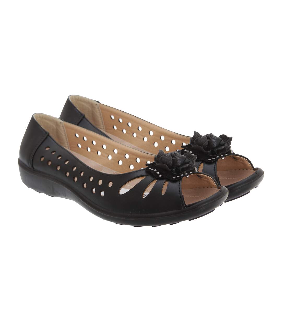 Boulevard - Chaussures d'été - Femme (Noir) - UTDF445