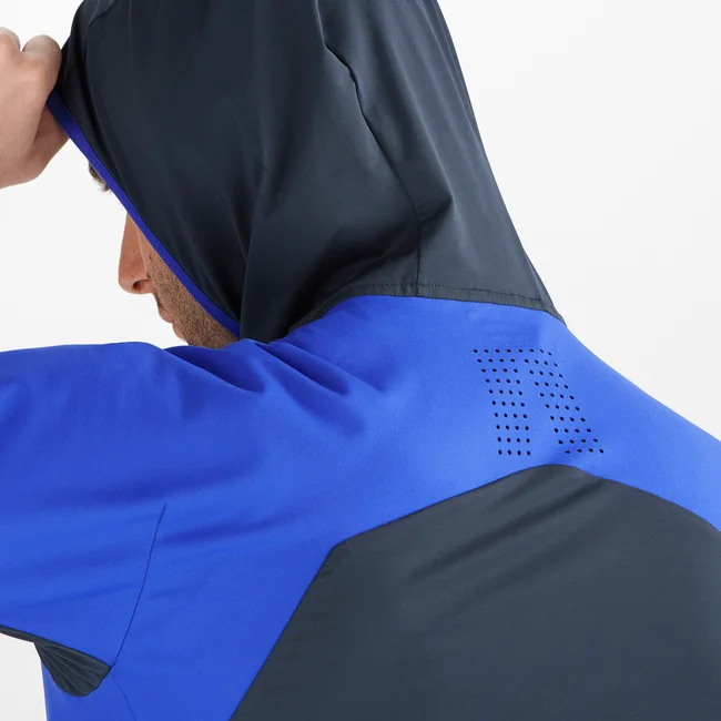 MTN  Veste coupe-vent à capuche entièrement zippée pour homme
