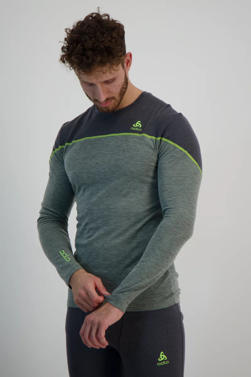 Odlo Revelstoke Performance Wool 150 Warm Herren Thermo Longsleeve