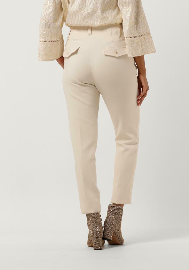 SUMMUM witte summum pantalon trousers foam uni