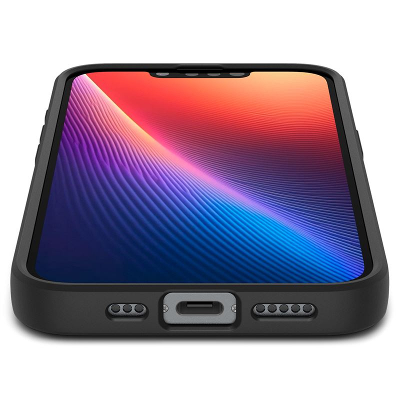 iPhone 16e Liquid Air Case Gummi Hülle (ACS09161) - Schwarz