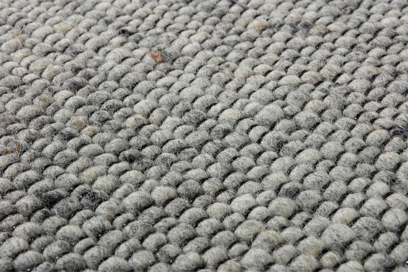 Handwebteppich WOLFEGG BLACK 170 x 240 cm grau