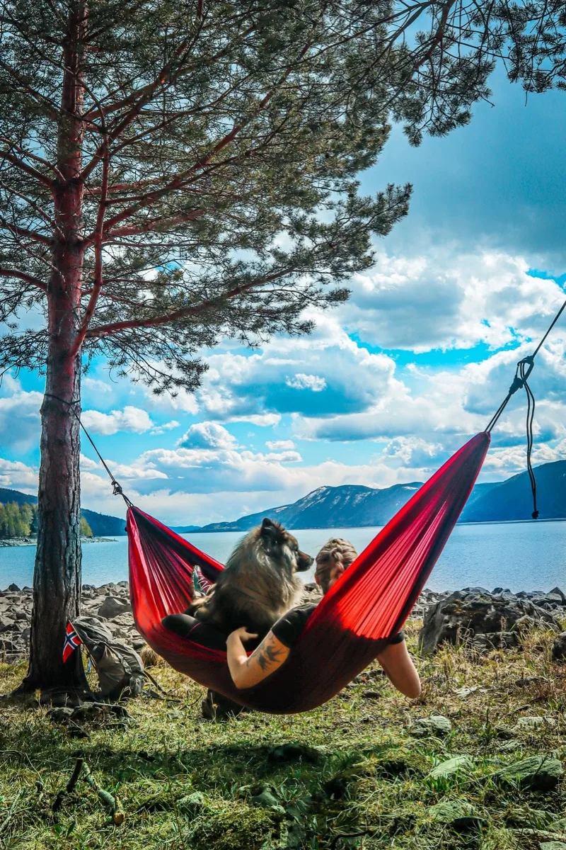 Sydvang Hammock Double Burgundy/Red