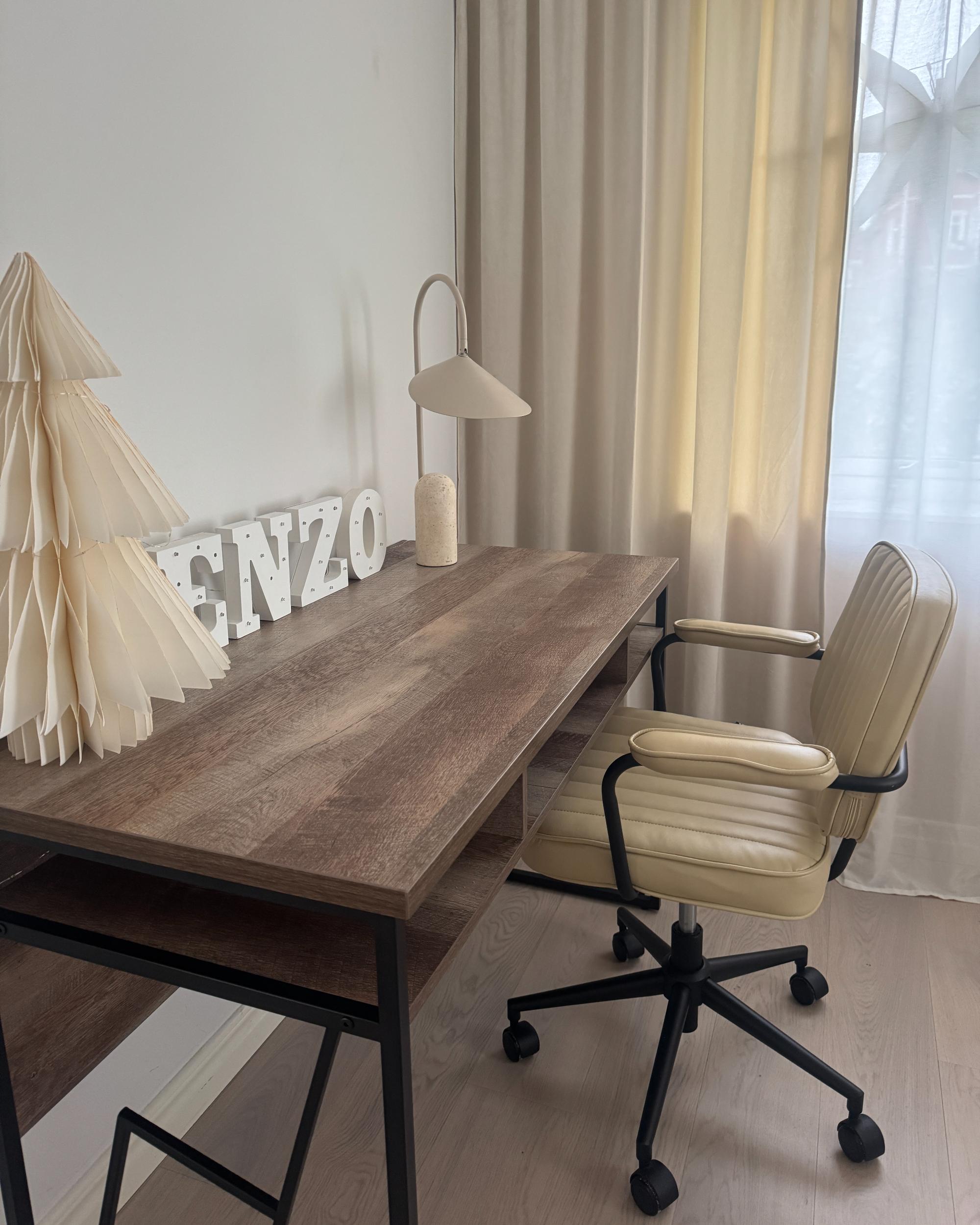 Bureau FORRES Bruin/zwart 120 cm 60 cm